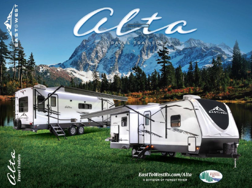 East to West ALTA Travel Trailers